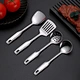 stainless steel kitchen utensil set